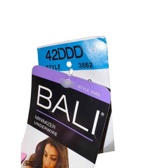 Bali Minimizer Underwire Bra 42DDD Style 3562 Satin & Lace Gold Sexy Satin Comfy - Picture 3 of 6